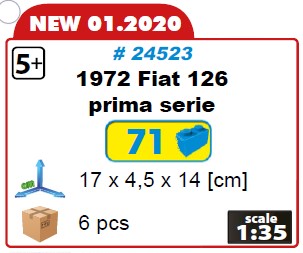 Voiture Fiat 126 1972 prima serie